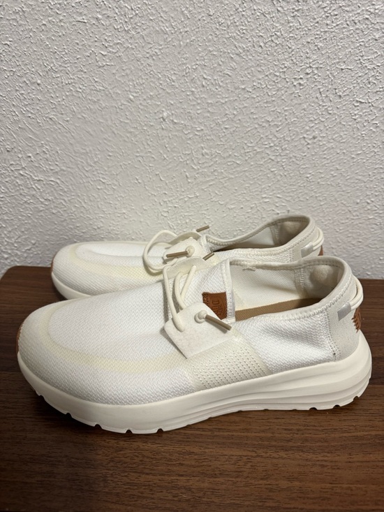 Hey Dude Other - HEYDUDE Men’s Sirocco Neutrals White Casual Shoes Size 8M